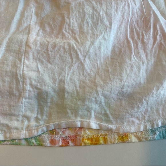 Calvin Klein Floral-Print Eyelet A-Line Dress - Picture 10 of 14